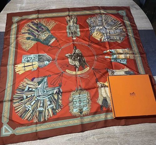 Foulard hermès cuirs - hermès, du