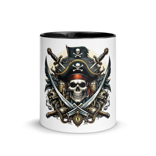 Tasse mit farbiger innenseite - tasse,