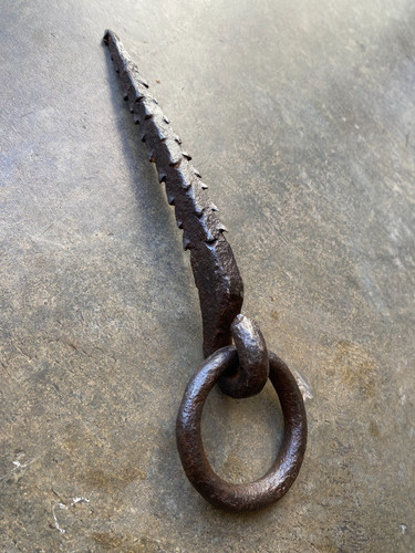 Ancien anneau fer - anneau, forgé