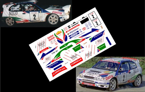 Decals toyota corolla - 1/43],