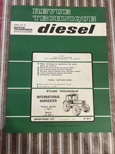 REVUE TECHNIQUE INTERNATIONAL HARVESTER IH 744 4x2 4x4 MOTEUR D 239 Tracteurs