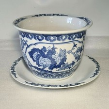 🔅 Cache pot, Pot de fleur ceramique Chine ou dans le gout avec sa soucoupe