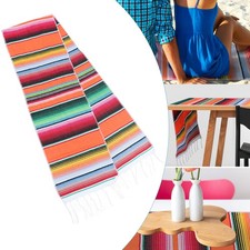  Tapis Ethnique Couverture Mexicaine Pour Le Salon Runner De Table Brodé