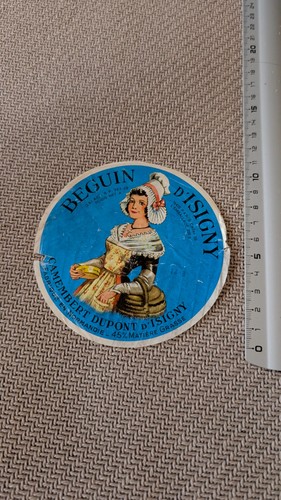 étiquette ancienne fromage - Étiquette,