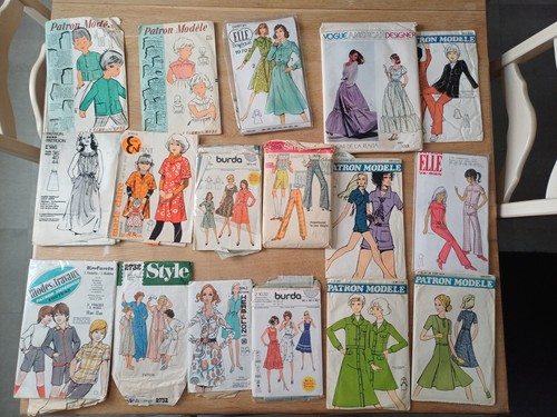 Lot anciens patrons - 16,
