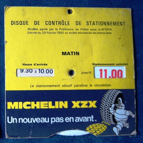 Disque stationnement - disque,
