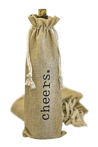 Burlap wine bags 12 - wine,