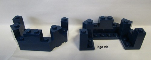 Lego 6066 castle turret top - x2,