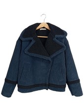 STEFANEL Veste courte Dames Veste T EU 36 noir-bleu foncé style décontracté