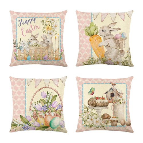 Housses coussin pâques - housses,