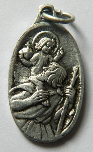 Belle médaille christophe - st,