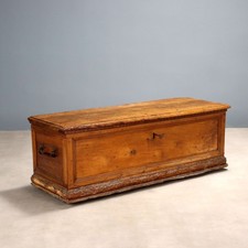 Coffre Ancien Noyer Fer Forgé