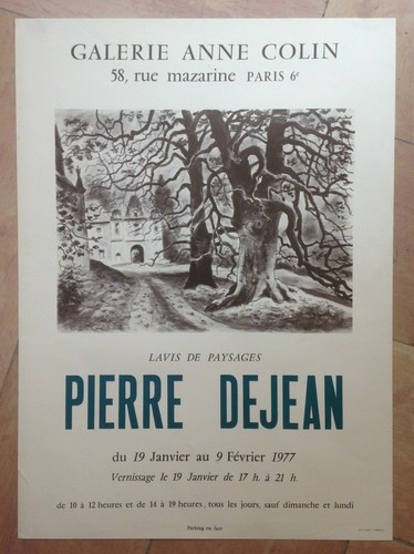 Pierre dejean 1977 affiche - pierre,