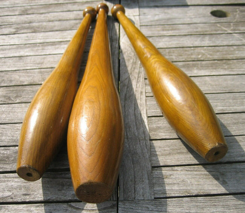Lot ancienne quilles massue - lot, 3