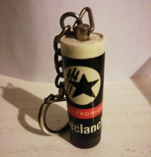 PORTE CLES publicitaire LA PILE LECLANCHÉ ELECTRONIQUE TRANSISTORS MANGAMMA