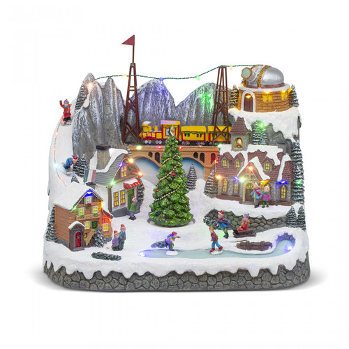 Village noël 38x25x33cm - village,