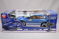 LJ001 YH  Voiture radio commande 1/14 WRC Peugeot 308 6 Rallye Bleu 34 cm RC