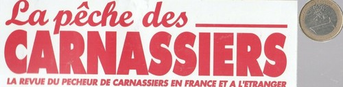 Autocollant magazine pêche - magazine.,