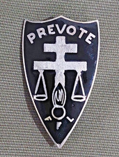 insigne prevote gendarmerie 1e