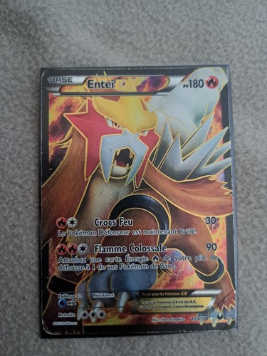 Carte pokémon entei - carte, ex