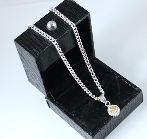 Pendentif solitaire diamant - pendentif,