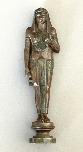 Sceau cachet ancien bronze - sceau,