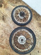 Lot Roue Ancienne Vélo Enfant Vintage Pneu Plein , Voir Photos Anciennes Pieces 