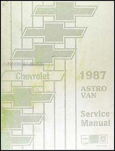 Manuel atelier 1987 - 1987, chevy