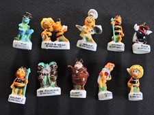 Série  complète de fèves  "Maya  l 'abeille"      2000