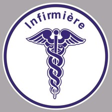 INFIRMIERE CADUCEE 10cm