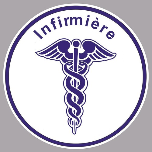 Infirmiere caducee 10cm - caducee,