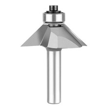 Fraise Defonceuse 8mm Fraise à Chanfreiner à 45 Degrés avec Roulement à Bille...