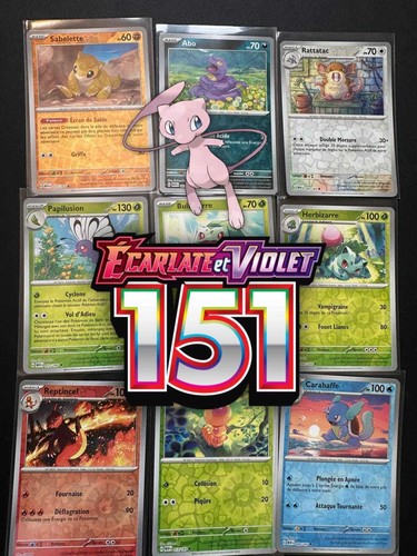 Carte pokemon 151 reverse - carte,