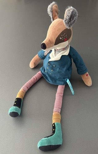 Doudou peluche poupée - doudou, furet