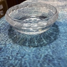 Bol Art Déco En Verre De