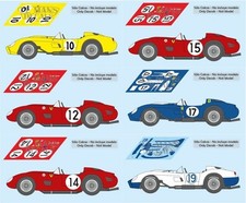 Décal Ferrari 250 TR Le Mans