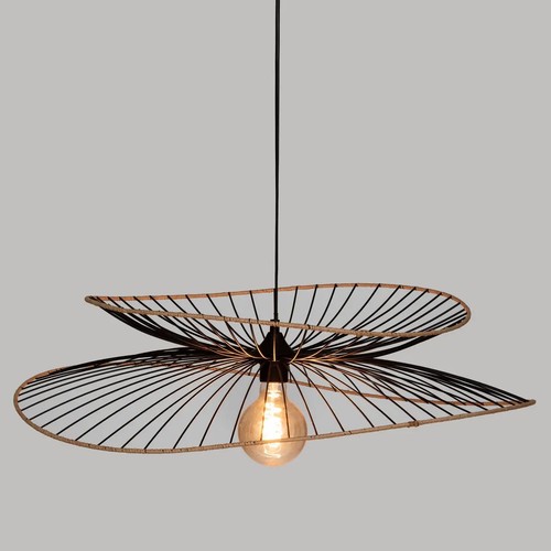 Lampe suspension déco - suspension, "métal