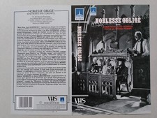 JAQUETTE VHS - NOBLESSE OBLIGE
