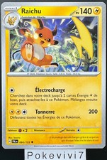 Carte Pokemon RAICHU 064/193 EV2 Ecarlate et Violet PAL FR NEUF
