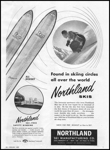 1955 northland ski st - ski,