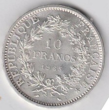 Pièce De 10 F argent Hercule