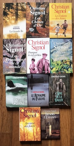 Lot romans christian signol - lot,