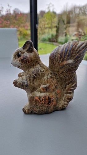 Figurine écureuil terre - figurine, en