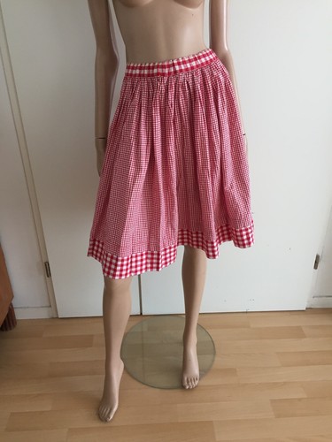 Jupe vintage fait - -main, vichy
