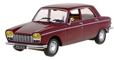 ODEON - Voiture de 1967 couleur bordeaux – PEUGEOT 204 - 1/43 - ODE162