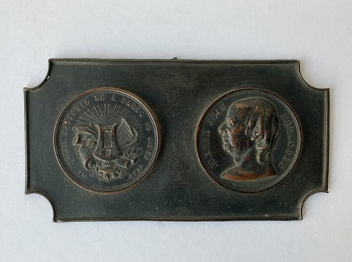Ancienne médaille présentoir
