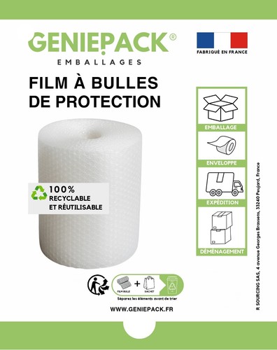 Rouleau papier film bulles - papier, a