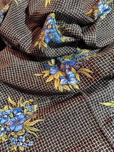 Tissu vintage voile - , polyester