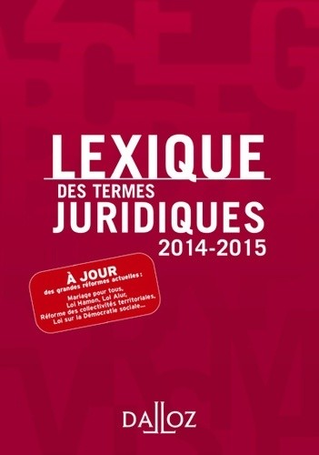 Lexique des termes - , juridiques