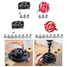 Guide de perçage portatif pour chevilles et joints de menuiserie